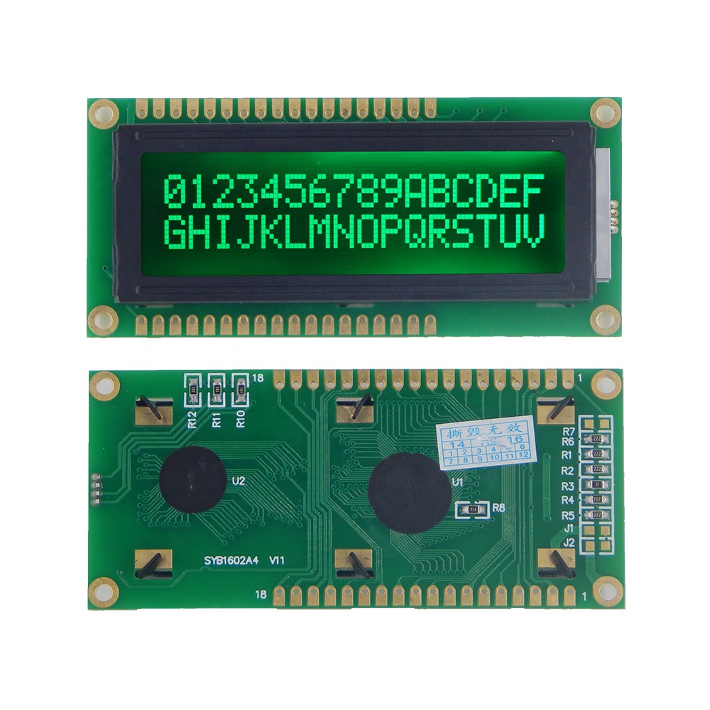 TCC(1602A4V11) моно 16 символов 2-линейный ЖК-модуль 18 pin I2C экран 16x2 большой символ ЖК-дисплей