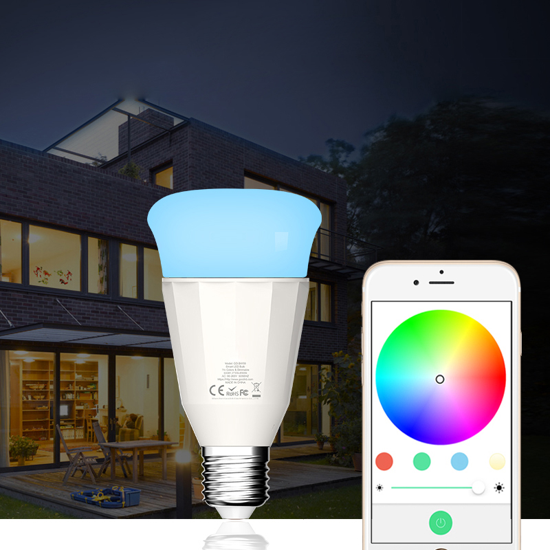 Светодиодная лампа Zigbee Smart RGB + CCT с управлением через приложение и управлением через Amazon Alexa, 7 Вт, 9 Вт, 12 Вт, потолочные светильники
