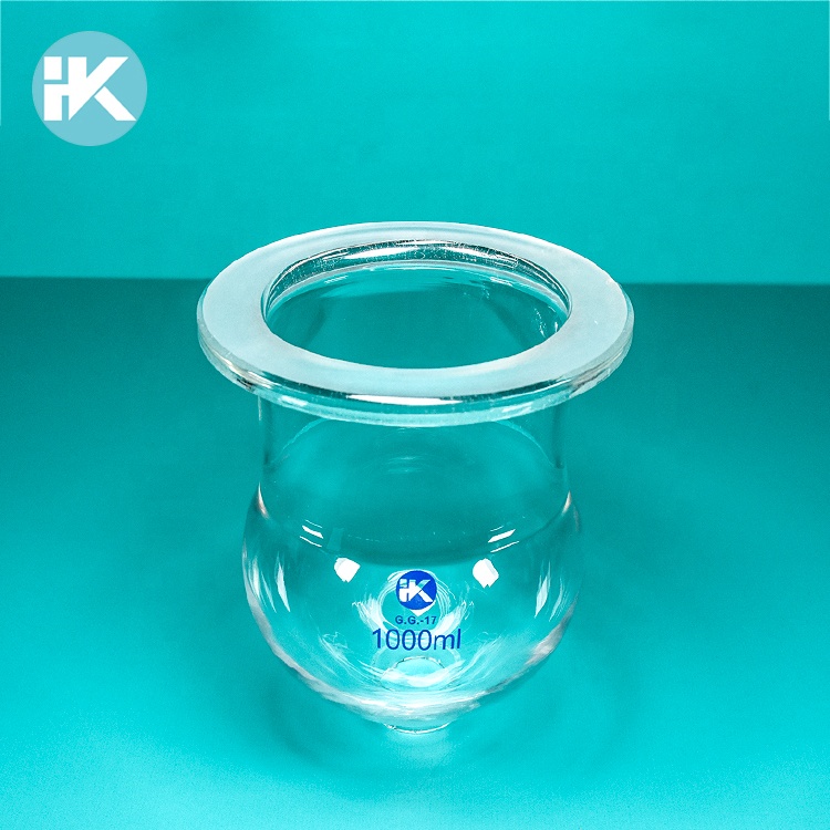 HK Sciences высокое количество сферической реакции колбы с плоским фланцем земли