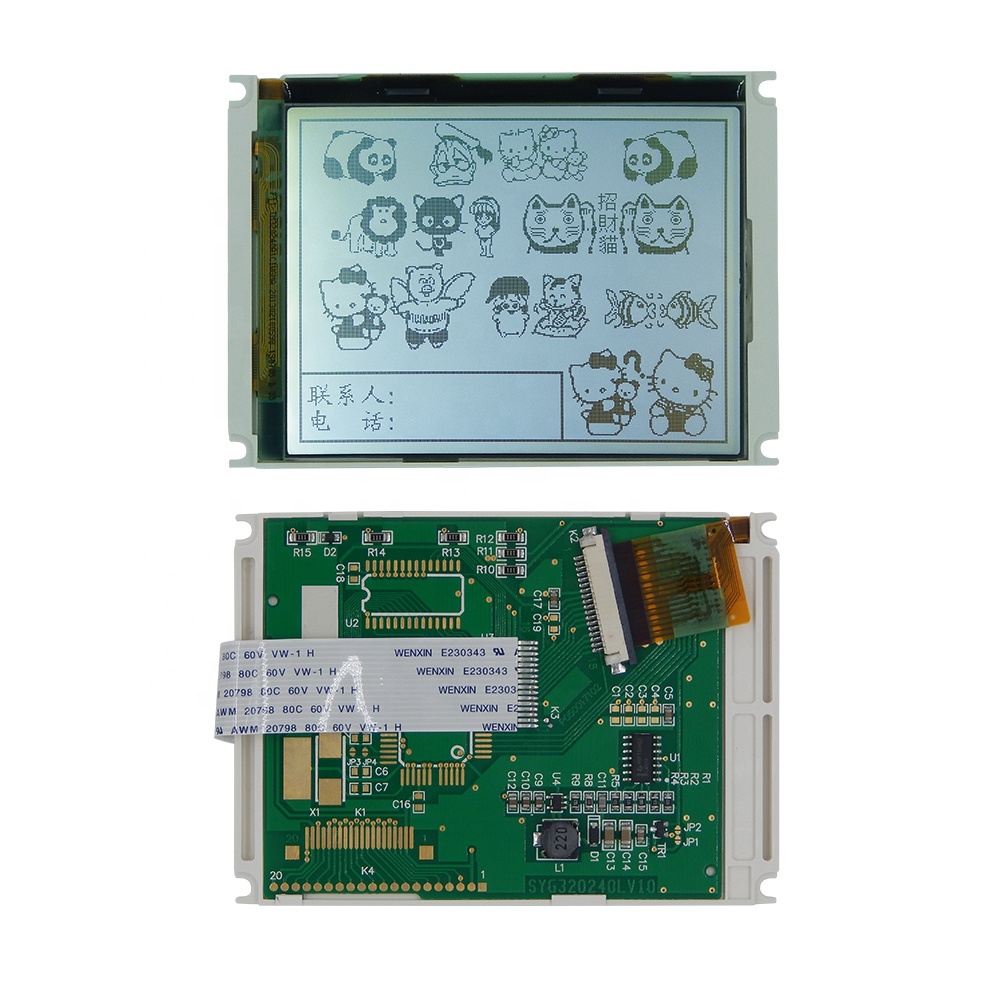 TCC(320240LV10) 3,8 inch-суперскрученные нематические элементы, модель cog lcd 16 вытащить шпильку 4 параллельный интерфейс экран с низким энергопотреблением графический ЖК-дисплей 320x240