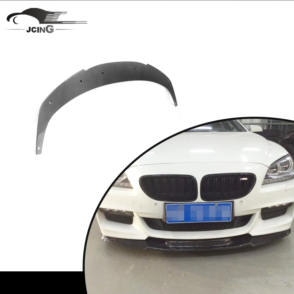 F06 F12 F13 V стиль M спортивный передний бампер из углеродного волокна для BMW 6 серии 14UP