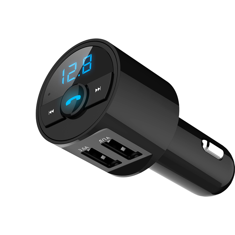 Беспроводной мини-микрофон громкой связи трансляция USB Автомобильное зарядное устройство FM-передатчики поддерживает MP3/WMA
