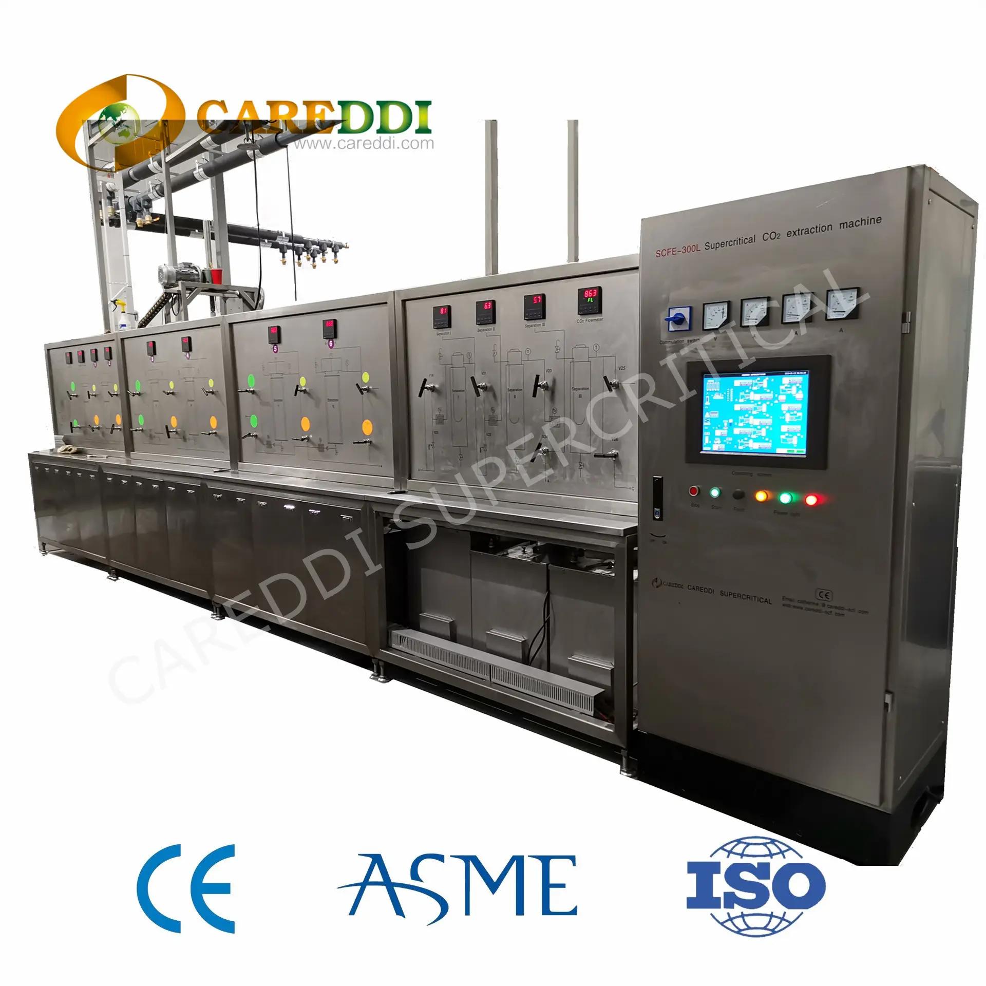 SCFE300L Supercritical CO2 Extraction machine with ASME certification