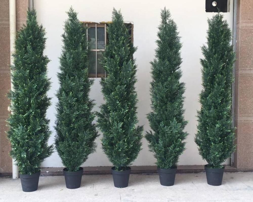 Искусственные растения topiary, дерево/кедровые деревья для домашнего сада