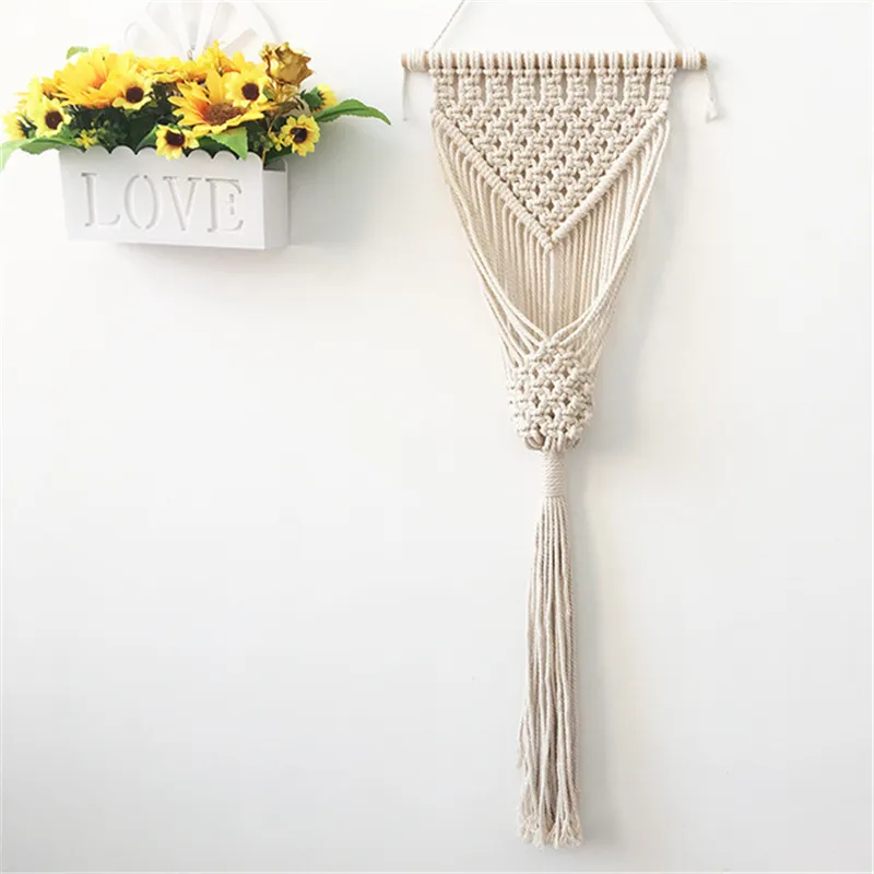 Macrame Plant Hanger-Outdoor Indoor Hanging Planter Holder/Hanging Basket Flower Hangers Cotton Rope for Home Decor