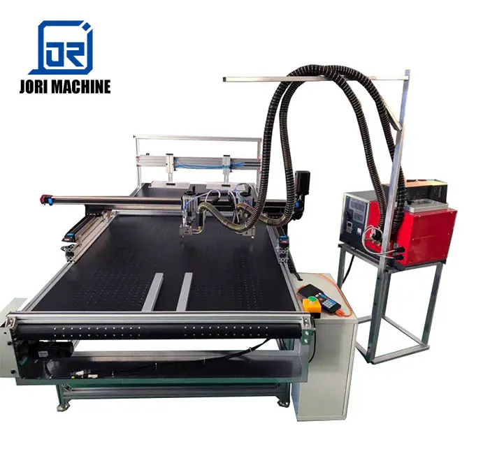 Higher efficiency automatic strip spraying 10L hot melt glue machine