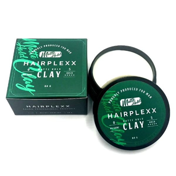 Hairplexx ileezon завод прочный держать матовое покрытие мужской укладки волос глина