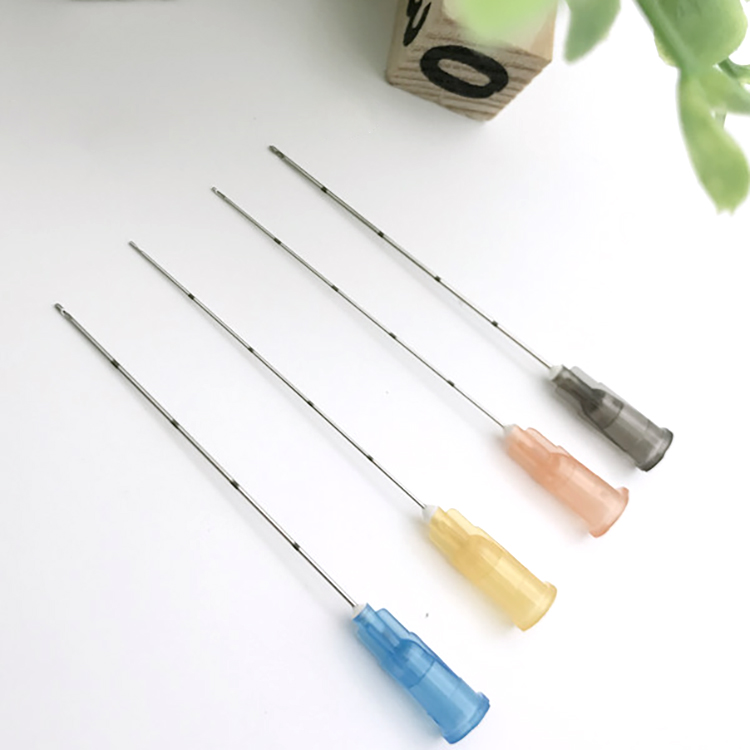 Cannula 25g50mm для дермального наполнителя тупым наконечником микро cannula иглы для косметического