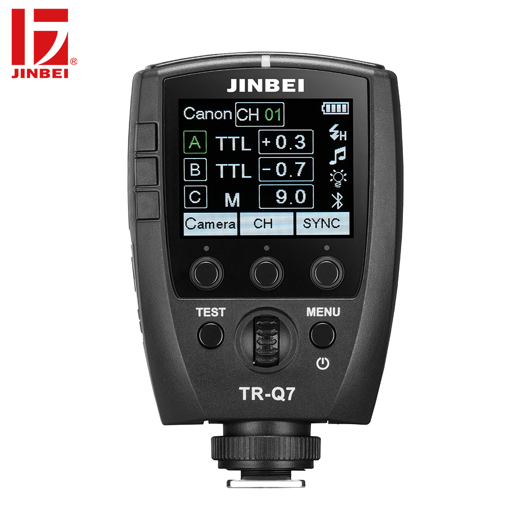 JINBEI 2020 Новый фотовспышка для осветительная арматура TR-Q7 мульти вспышка HSS TTL вспышка триггера передатчика