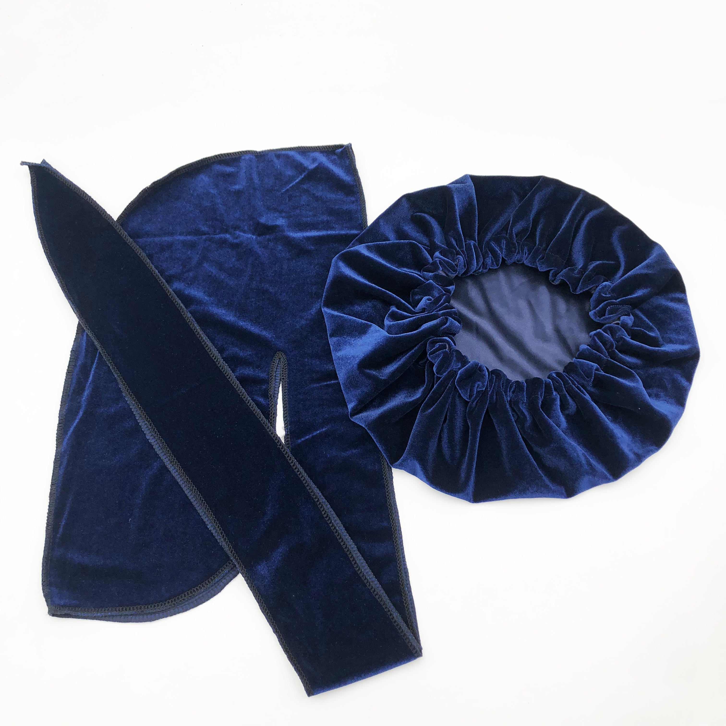 Оптовая продажа на заказ durag Чепчики бархатные атласные капот femme
