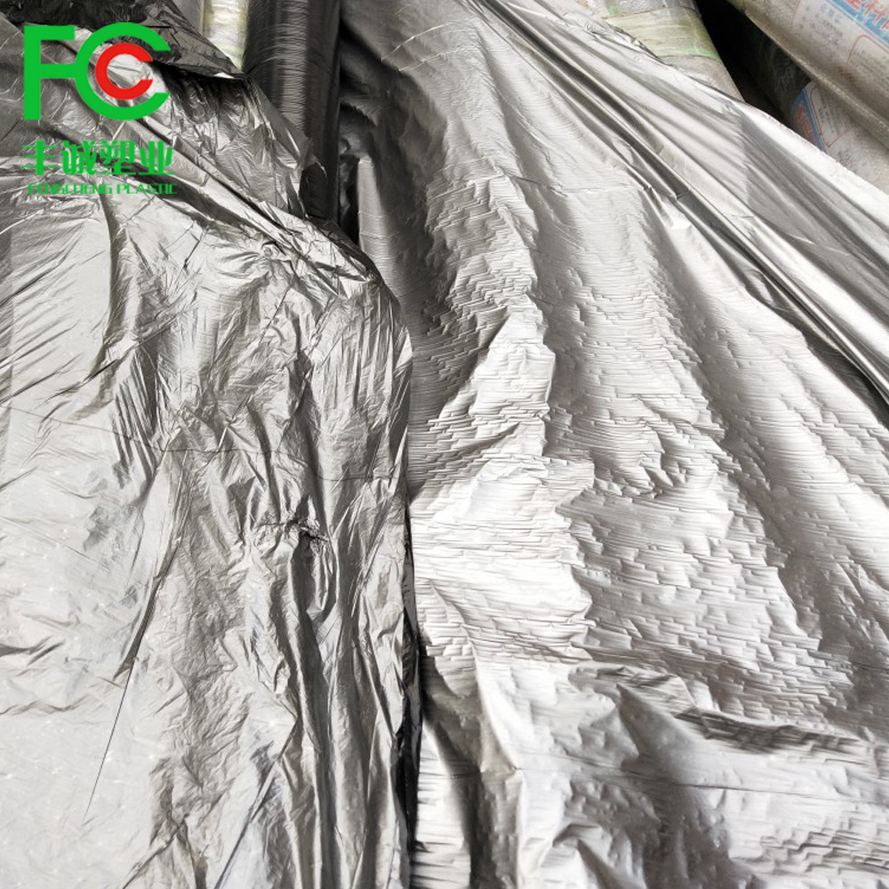 30 микорн полиэтилен LDPE пластик мульча пленка для сельского хозяйства, pe серебро черный