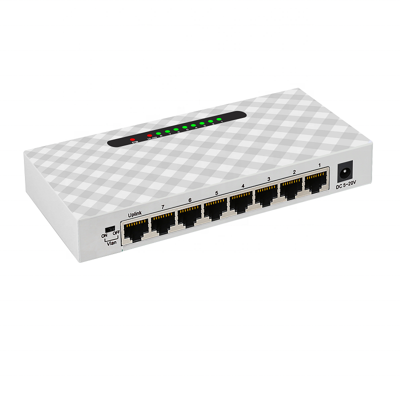 Новейший сетевой коммутатор с 8 портами RJ45 10/100 Мбит/с, сетевой коммутатор ethernet, сеть soho