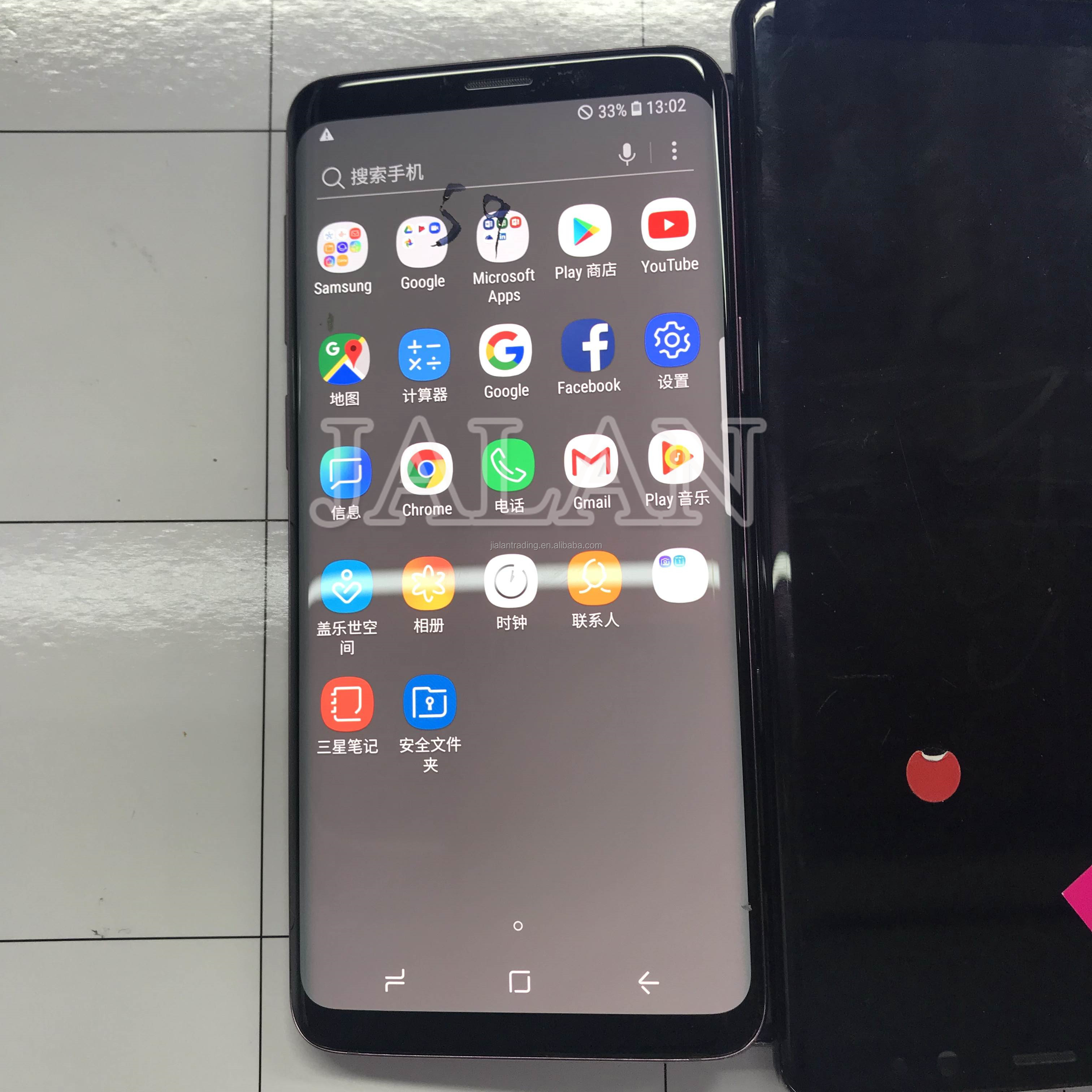 ЖК-экран с рамкой в мелкий горошек для Samsung Galaxy S9 note 8 практика ЖК-экран Замена для установки на мобильном телефоне