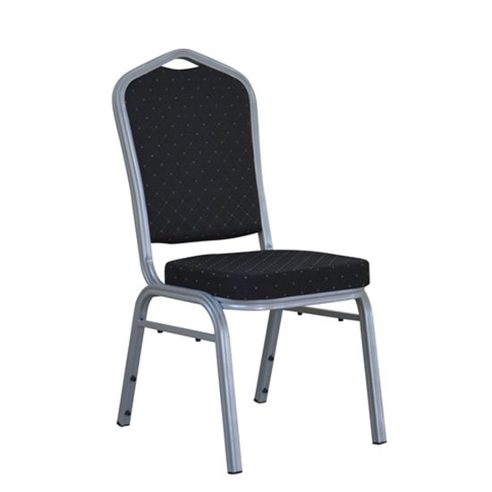 Wholesale Cheap Party Metal Frame Stackable Upholstered Restaurant Chairs Hotel Dinning Hall Aluminium Banquet Chair