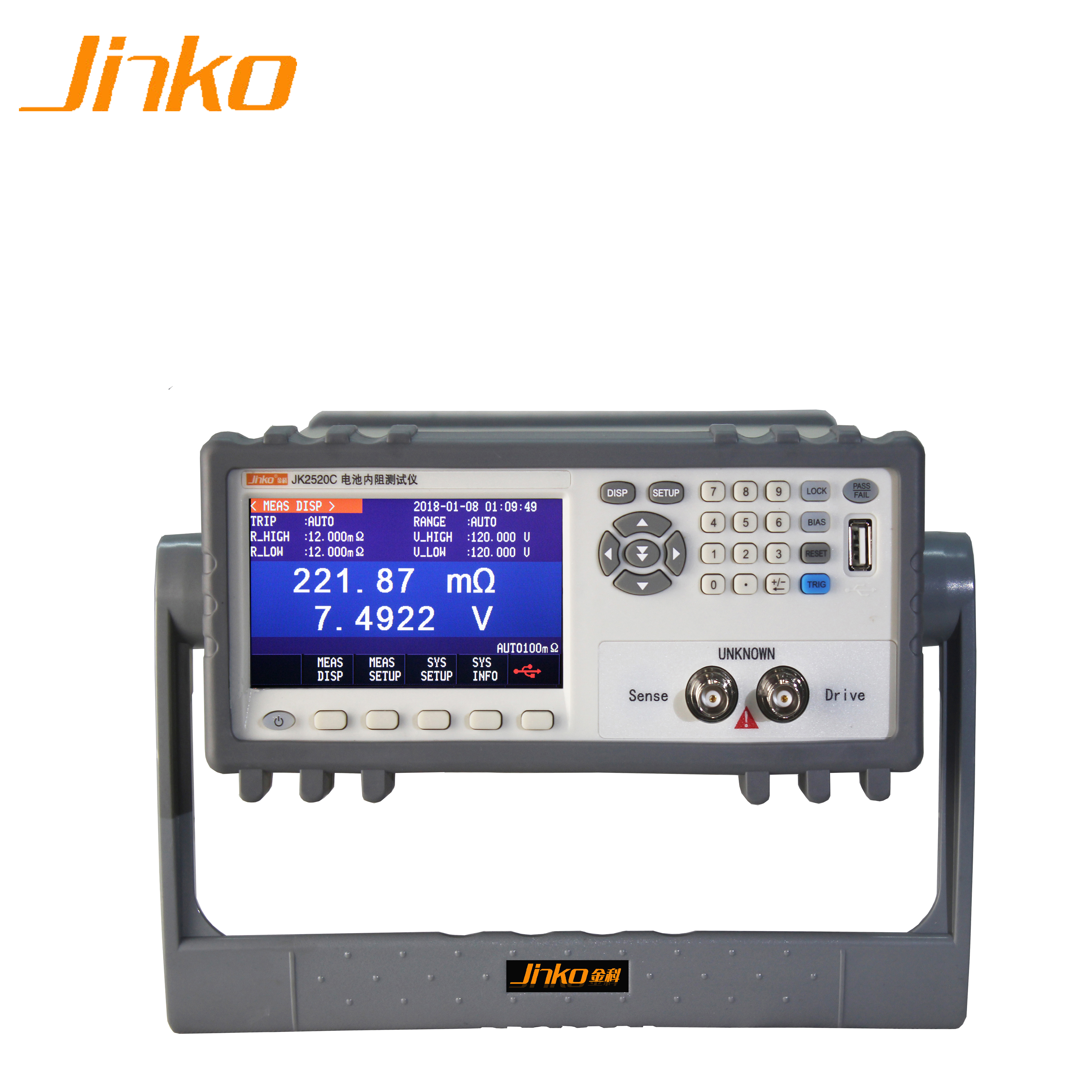 Высокоточный тестер внутреннего сопротивления батареи JK2520C с ЖК-дисплеем, тестер батареи Ом для любых видов батарей