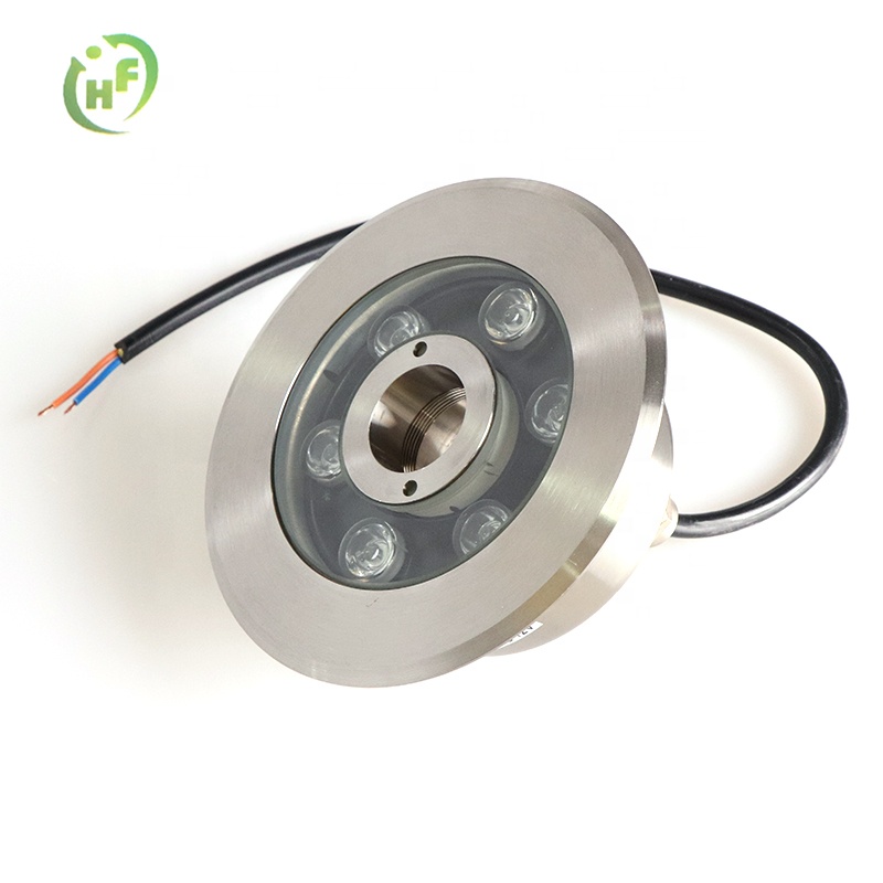 Auto Changing IP68 12 Volt Underwater Led Ring Light Fountain