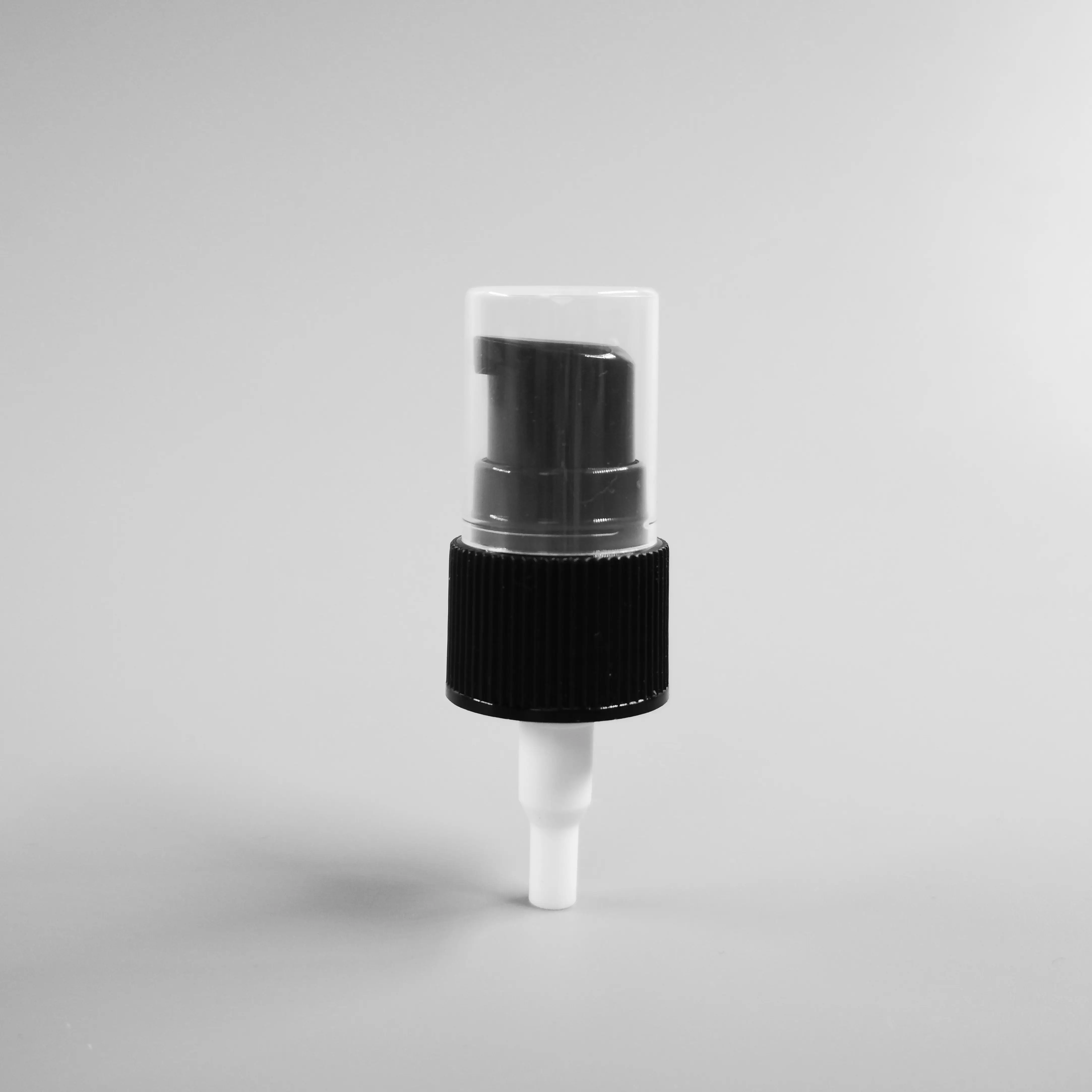 Ningbo Yuyao оптовая продажа черный пластиковый 20/410 насос для лосьона с половинной крышкой