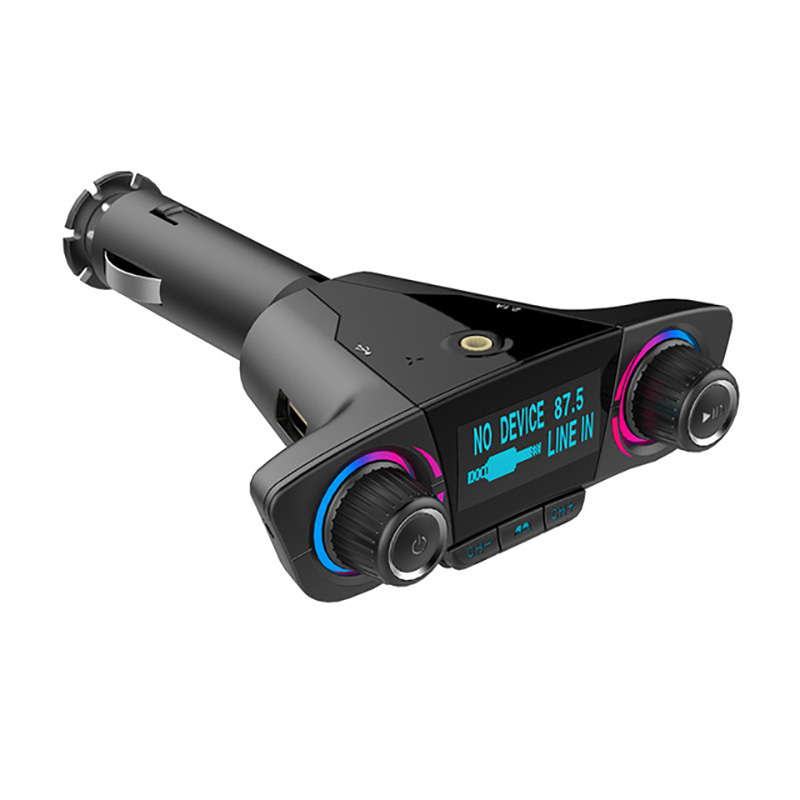 Большой экран BT06 автомобильный зарядный комплект Handsfree MP3 плеер A2DP AUX аудио FM передатчик