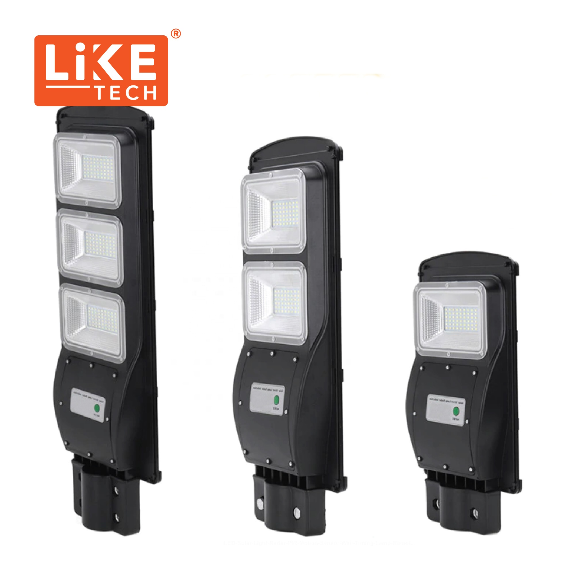 LikeTech 120 Вт 90 Вт 60 Вт 30 Вт популярный продукт 2021 все в одном Солнечный уличный светильник, садовый светильник для дома, виллы, фермы, парки