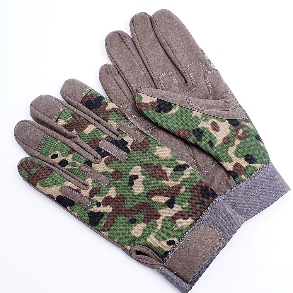 Перчатки GLOVEMAN мужские, тактические камуфляжные, с синтетической гелевой подкладкой, для стрельбы и охоты