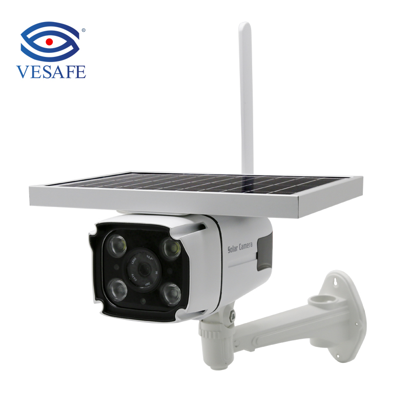Vesafe в наличии 4G солнечная IP67 водонепроницаемая наружная камера