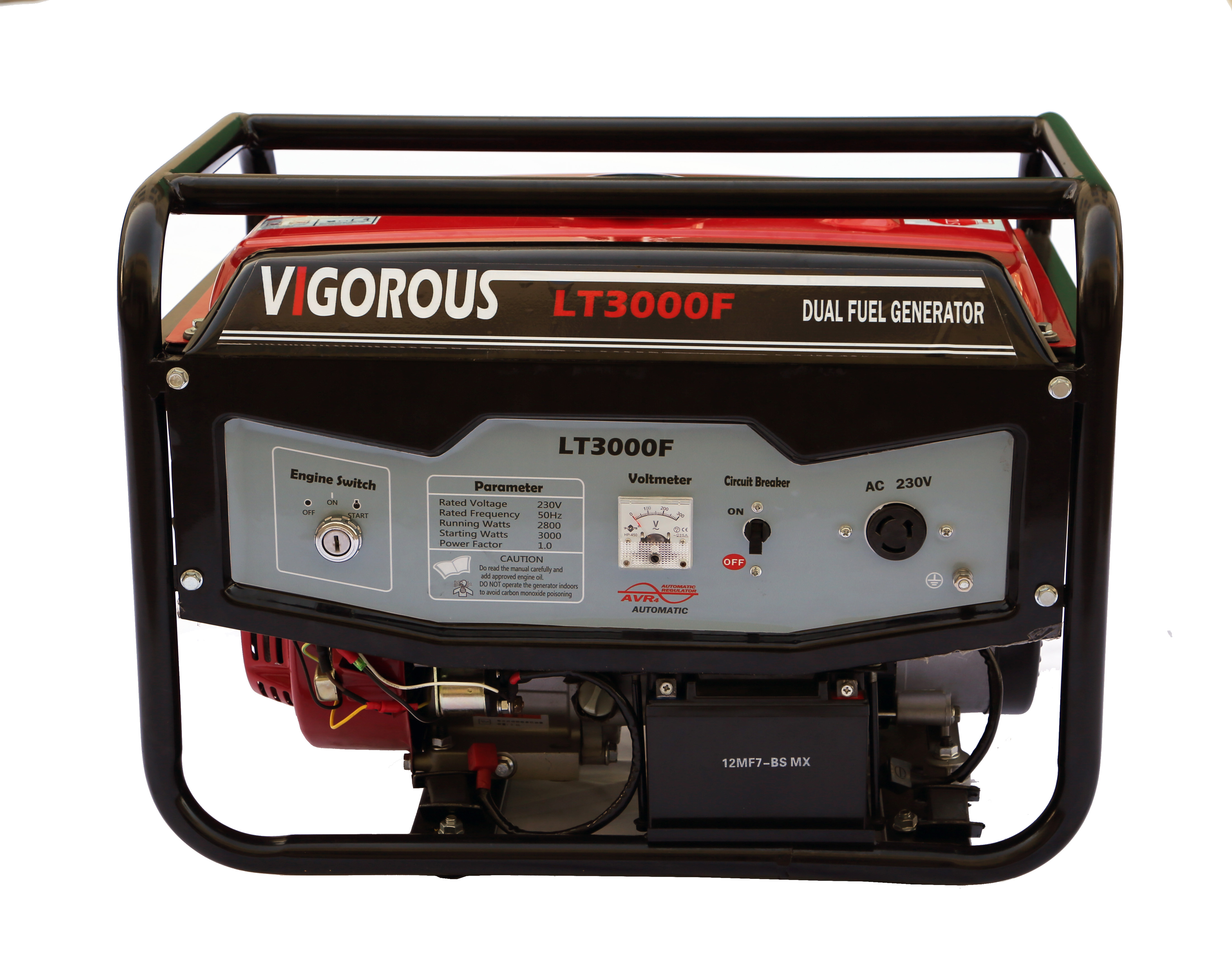 3kW Single Phase Tri-Fuel(Gasoline,Natural Gas and LPG) Generator