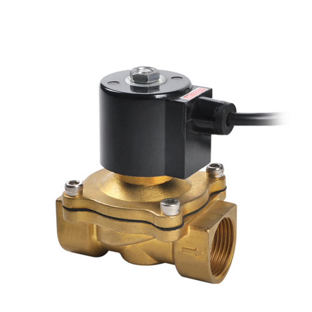 COVNA DN15 1/2 дюймов 2 варианта 24V DC нормально закрытый подводный Корпус из латуни водонепроницаемый электромагнитный клапан