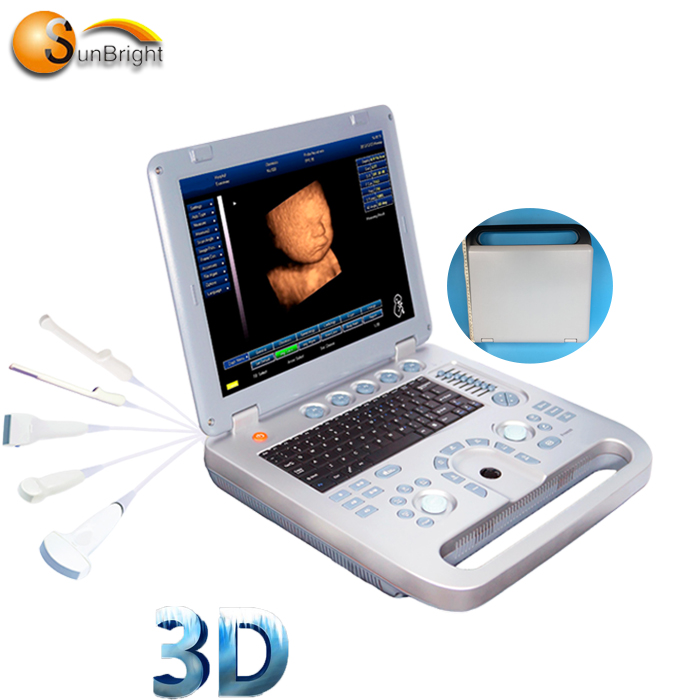 Дешевая медицинская беременность 2D 3D цифровая черно-белая китайская портативная эхография B ультразвуковое оборудование