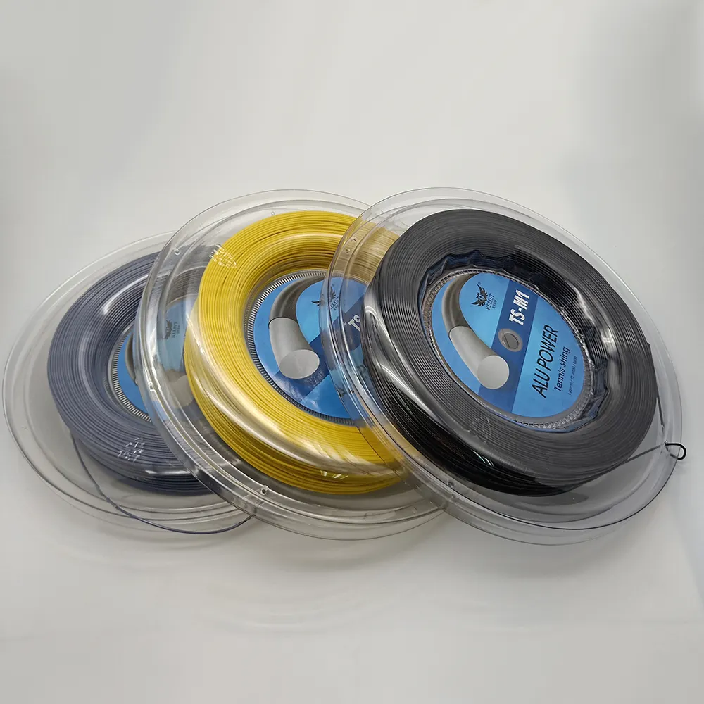 China Manufacturer Price Quality Co-Polyester Alu Power 1.25mm Tennis String 200m Reel