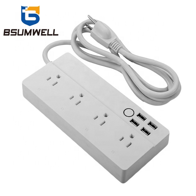 Wi Fi smart мощность полосы с 4 USB 5 В 1A зарядки порты и разъёмы работать с приложением Alexa эхо Google IFTTT