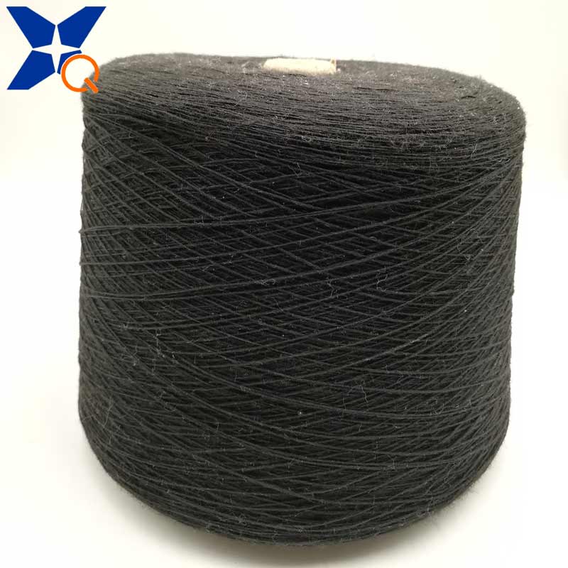 Проводящий Nm7/1ply 30% углерода внутри из смешанных окрашенных и синтетических волокон 70% черный громоздкая акриловая волокна