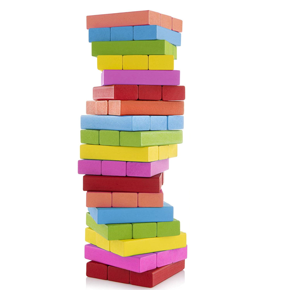 Классические дворные игры радужные деревянные блоки tumbling БАШНЯ ИГРОВОЙ НАБОР отзывы