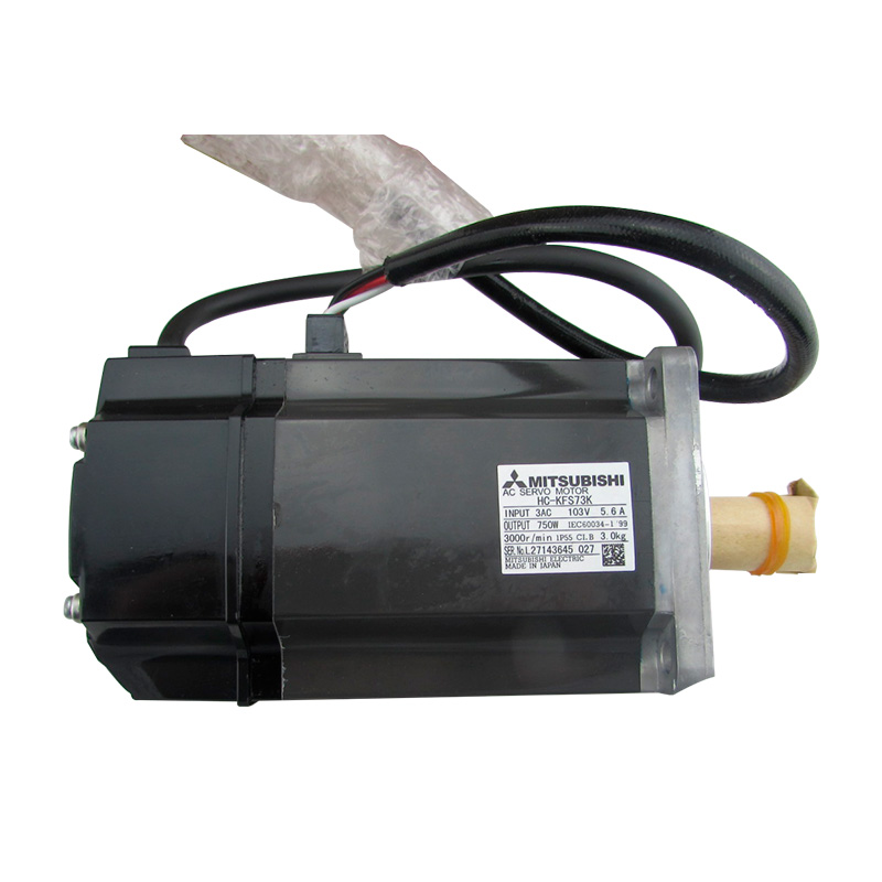 Новый двигатель Mitsubishi ac servo Мотор шпинделя HC-KFS73K