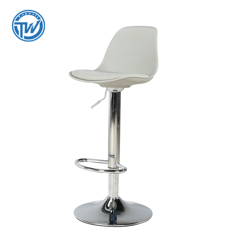 DC-6072B-2 Topwell европейские популярные деревянные барные стулья пластиковые с подставкой для ног барный стул для снэк-бара