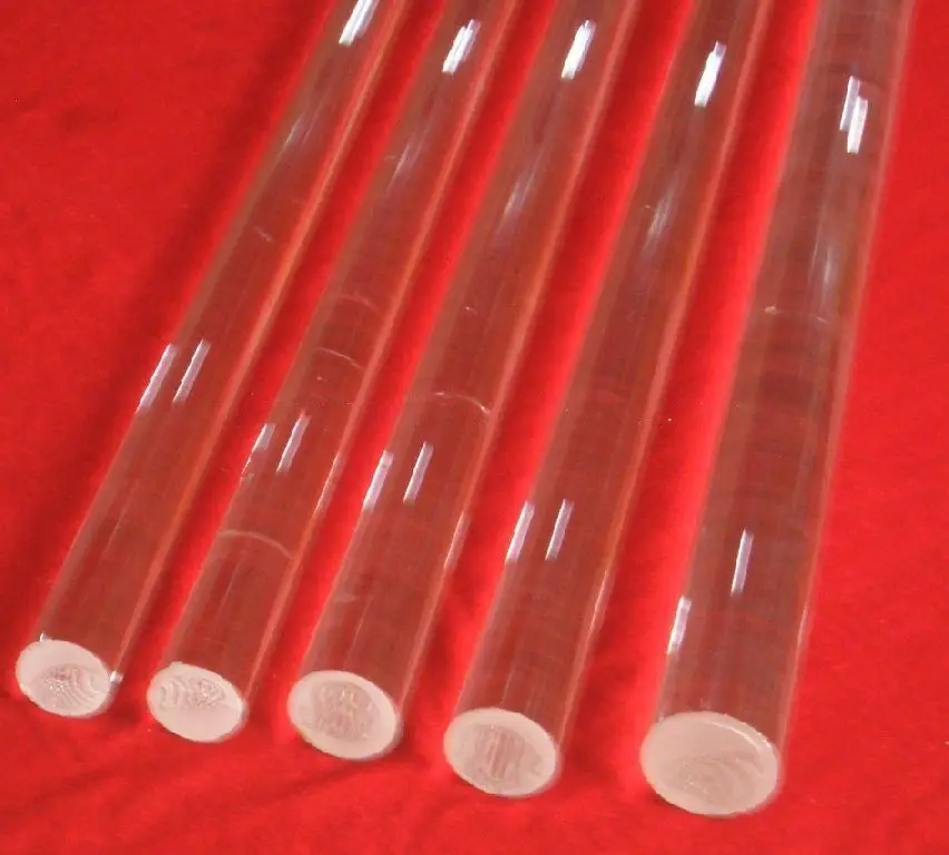 High Temperature Resistance Transparent Quartz Glass Rod