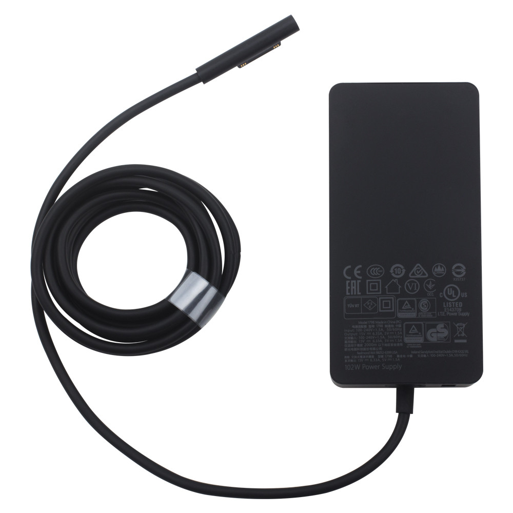 102 W 15 V 6.33A AC адаптер питания зарядное устройство для Microsoft Surface Book & Book 2 1798