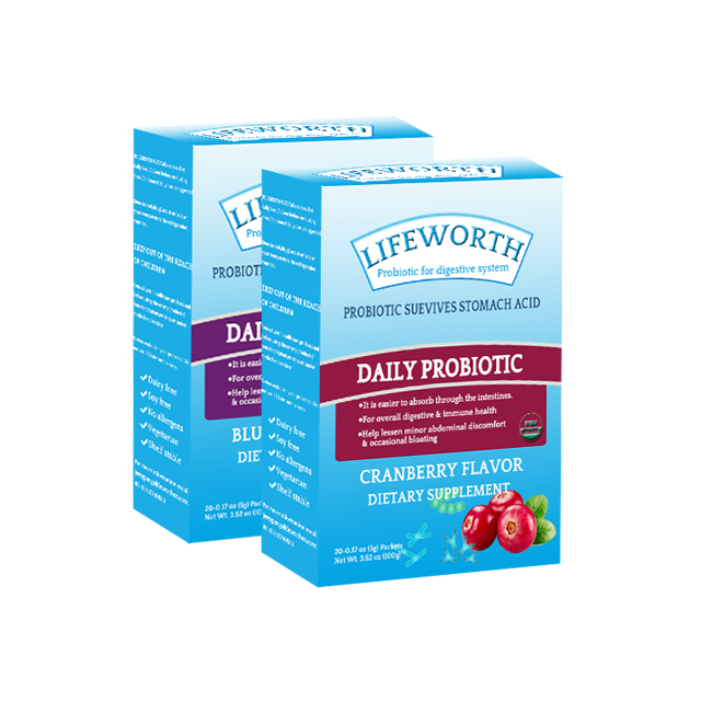 Lifeworth клюквенный вкус лактобактерия порошок лактобактерия пробиотики порошок медицинская добавка