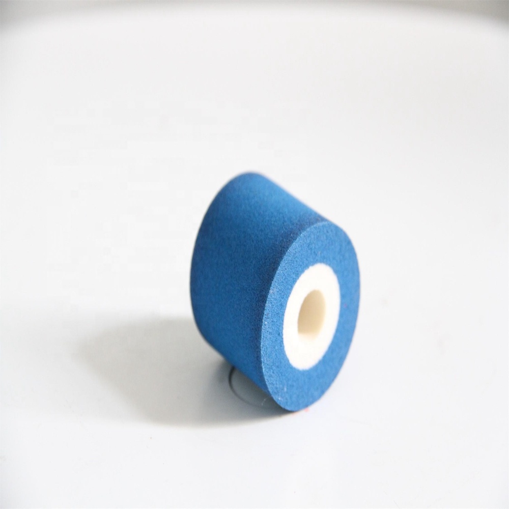 36mm OD * 32mm W * 11mm ID blue Hot Coding Ink Rolls for Continuous Band Sealing Machine FRM980