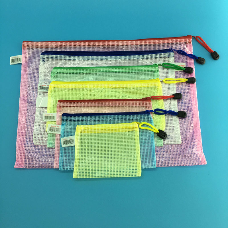 Прозрачный StoragePlastic ПВХ сетка молния карандаш сумка
