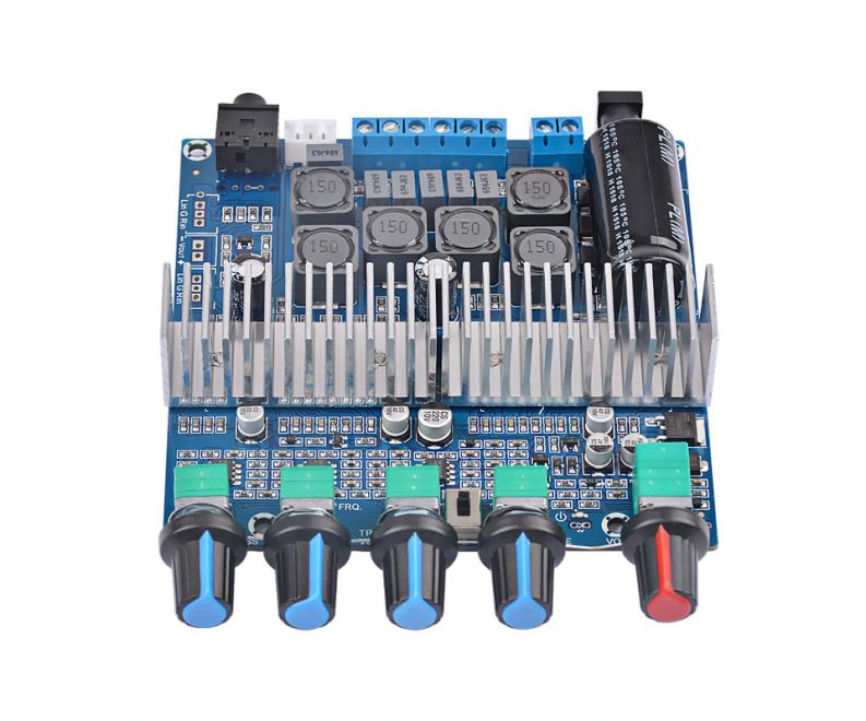 HIFI digital power amplifier TPA3116D2 2.1 high-power board 12-24V subwoofer bass board