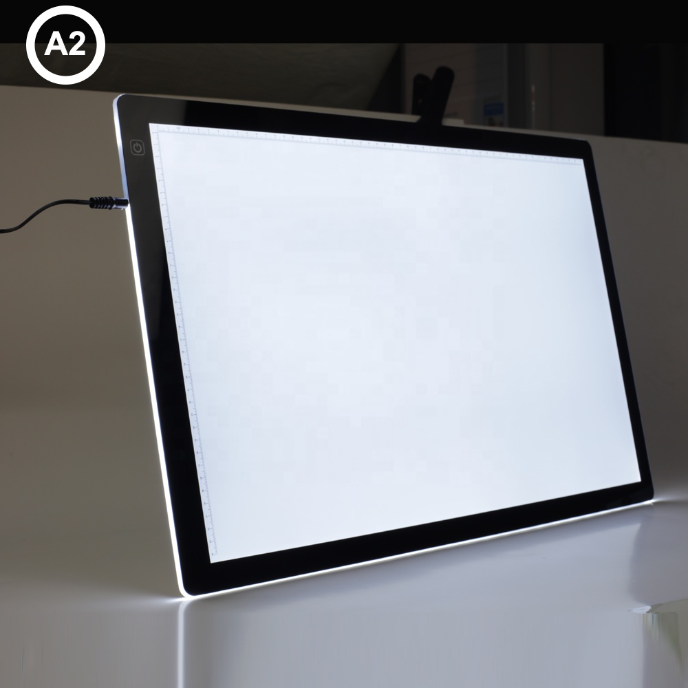 A2 размер Графический чертеж планшет LED чертежная доска светодио дный иллюстрация Трассировка доска, ультра-тонкий портативный световой ящик