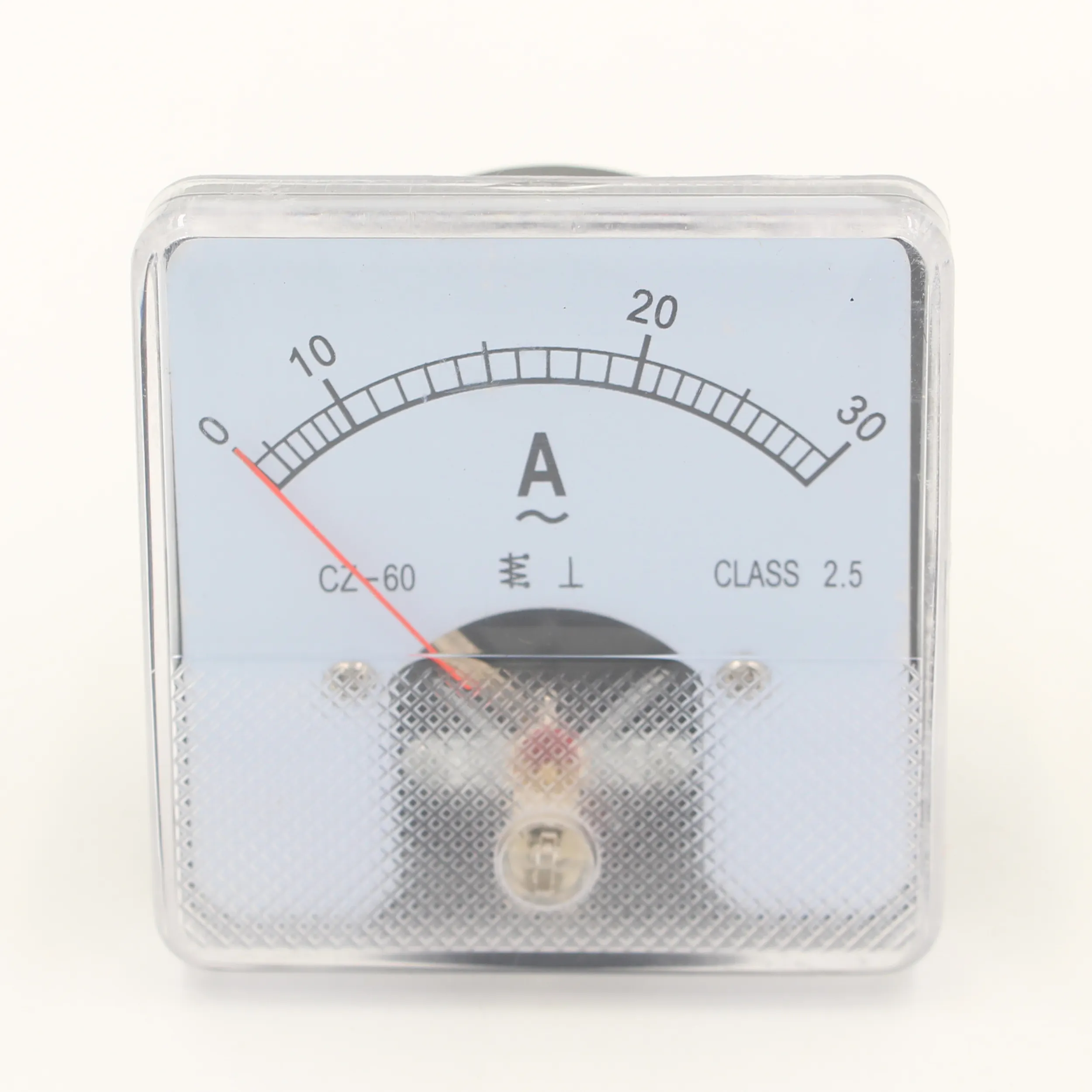 60 60mm ac ampere meter and analog ac ammeter 30a with measuring ac 0-30a analog panel amp meter