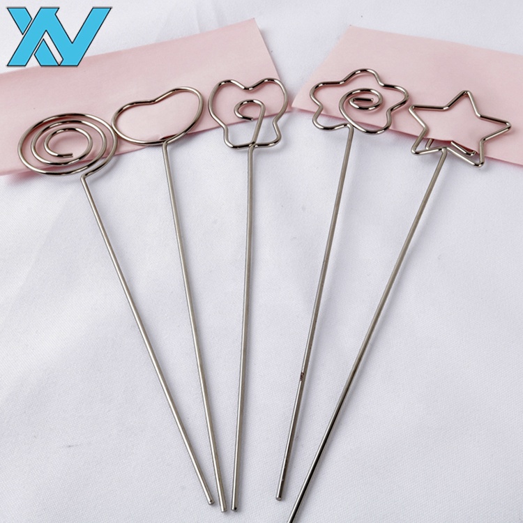 DIY сердце форма craft провода клип карты фото memo ДЕРЖАТЕЛЬ зажимы оптовая металлический зажим Глины Торт интимные аксессуары украшения