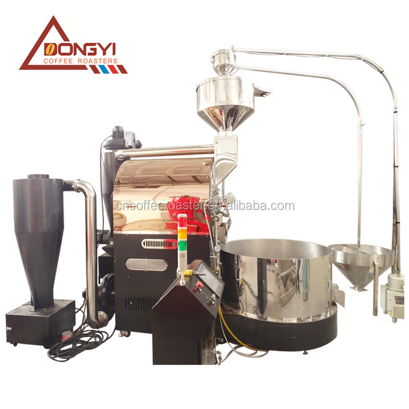 Dongyi Factory 30 кг 60 кг 70 кг промышленная машина для обжарки кофе, умная машина для приготовления кофе-тостера с сенсорным экраном PLC
