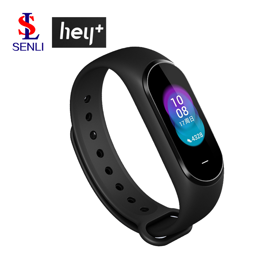 Xiaomi Hey + Smartband Sports 5ATM водостойкий с 0,95 дюймовым AMOLED цветным экраном пульсометр