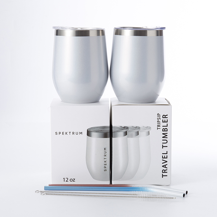 Новый продукт по заказу покупателя нержавеющая сталь кружка 12oz винный стакан с двойными стенками стакан для оптовой продажи