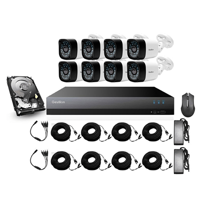 8Ch Hd камера безопасности Система 2Mp 1080P Ahd Dvr комплект Cctv система