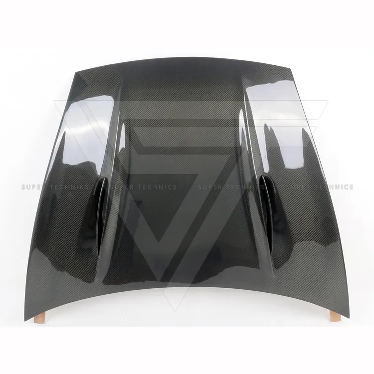 Tech Style Carbon Fiber Hood Bonnet For Porsche Cayenne 957