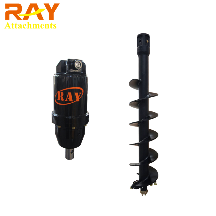 1.5-3T Excavator REA2500 Hydraulic Earth Auger Drilling Post Holes Digger