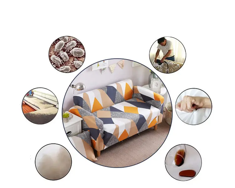 Wholesale Polyester L Shape Sofa Cover Universal Sofa Cover